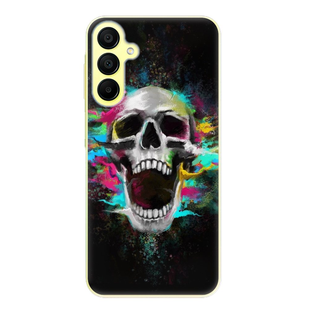 Odolné silikónové puzdro iSaprio - Skull in Colors - Samsung Galaxy A15 / A15 5G