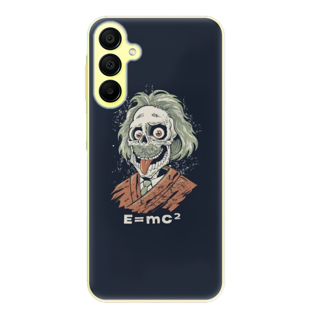 Odolné silikónové puzdro iSaprio - Einstein 01 - Samsung Galaxy A15 / A15 5G