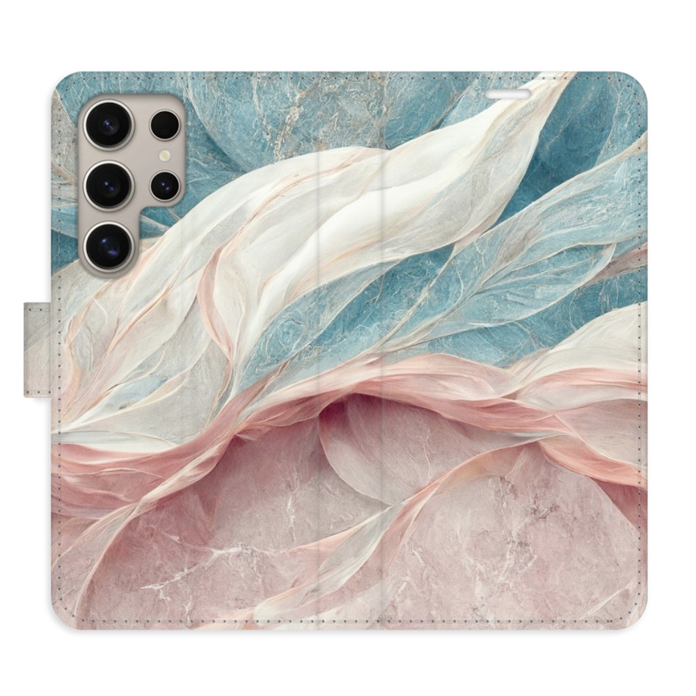 Flipové puzdro iSaprio - Old Leaves 03 - Samsung Galaxy S24 Ultra