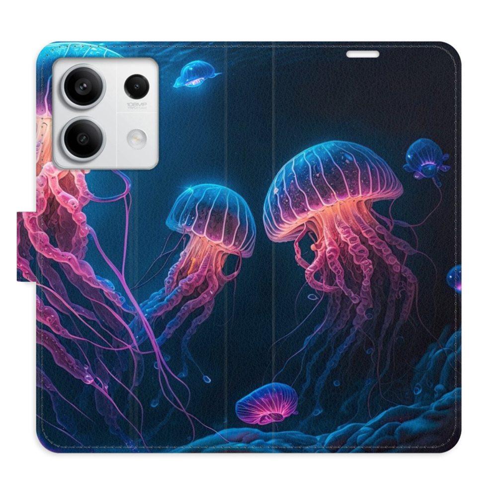 Flipové puzdro iSaprio - Jellyfish - Xiaomi Redmi Note 13 5G