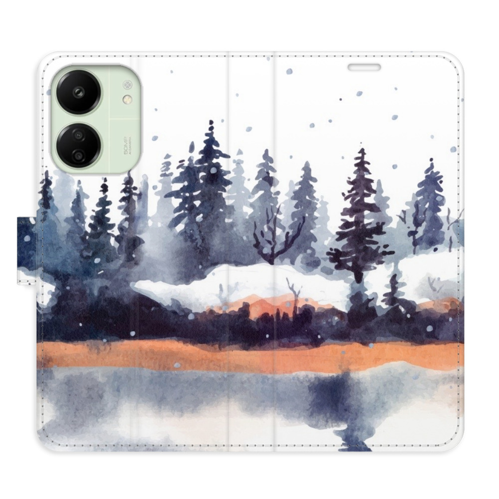 Flipové puzdro iSaprio - Winter 02 - Xiaomi Redmi 13C