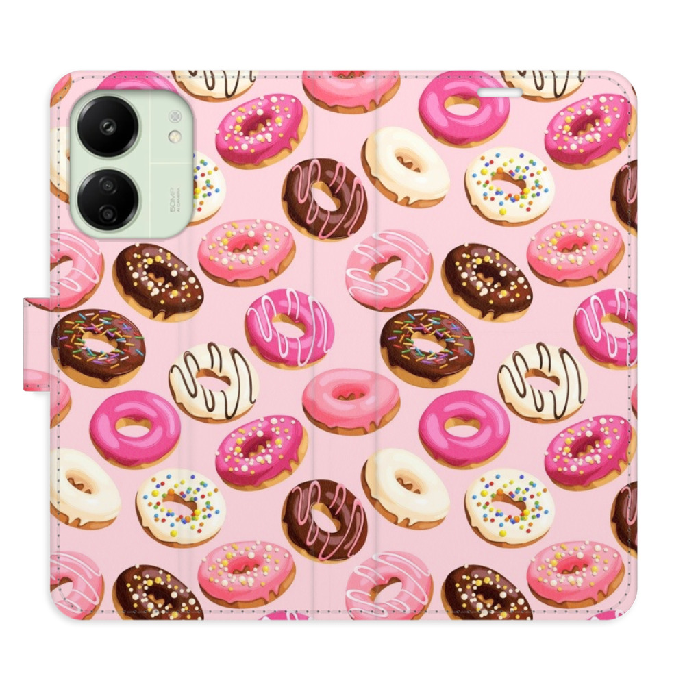 Flipové puzdro iSaprio - Donuts Pattern 03 - Xiaomi Redmi 13C