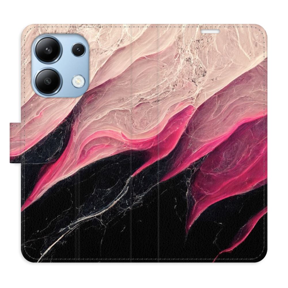 Flipové puzdro iSaprio - BlackPink Marble - Xiaomi Redmi Note 13