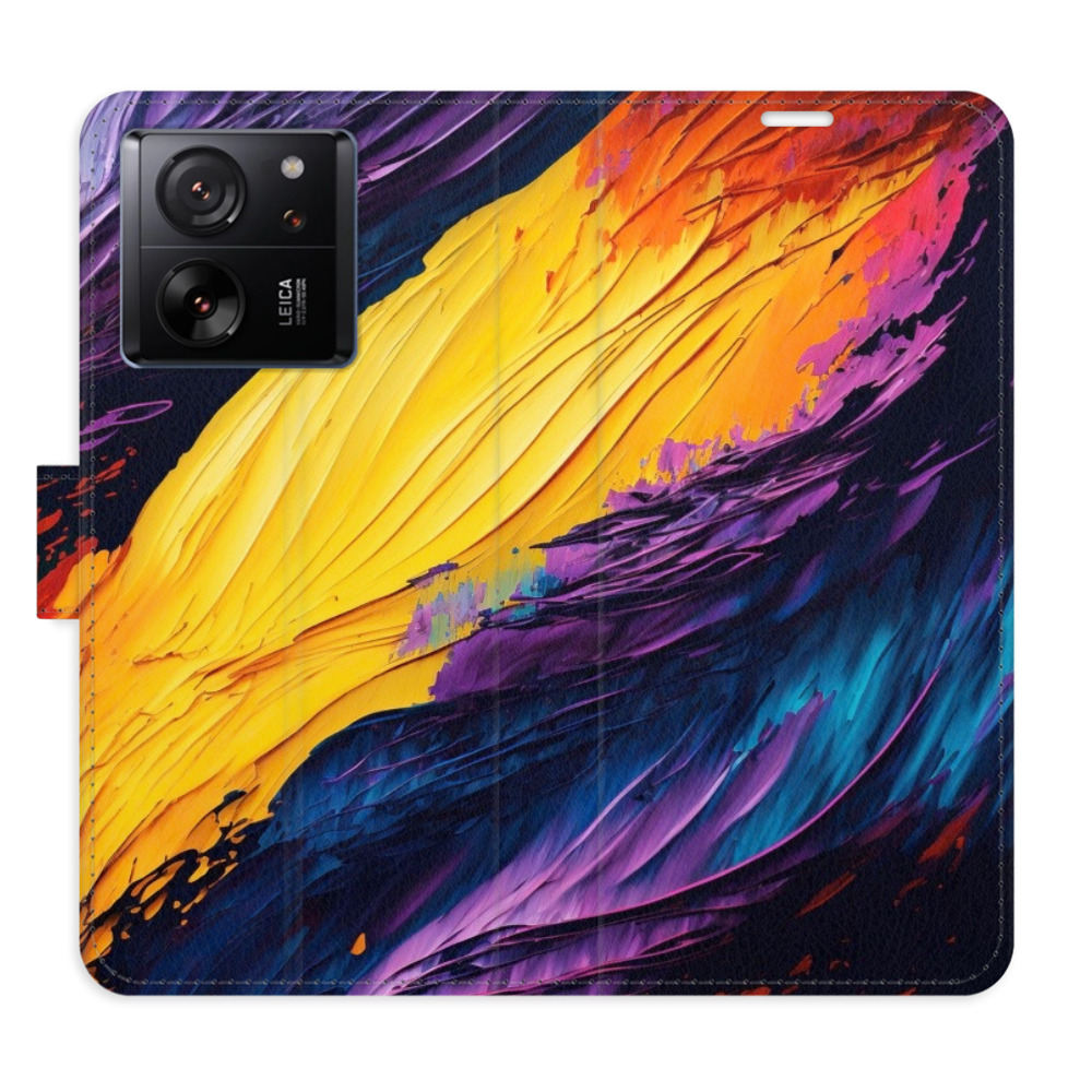 Flipové puzdro iSaprio - Fire Paint - Xiaomi 13T / 13T Pro