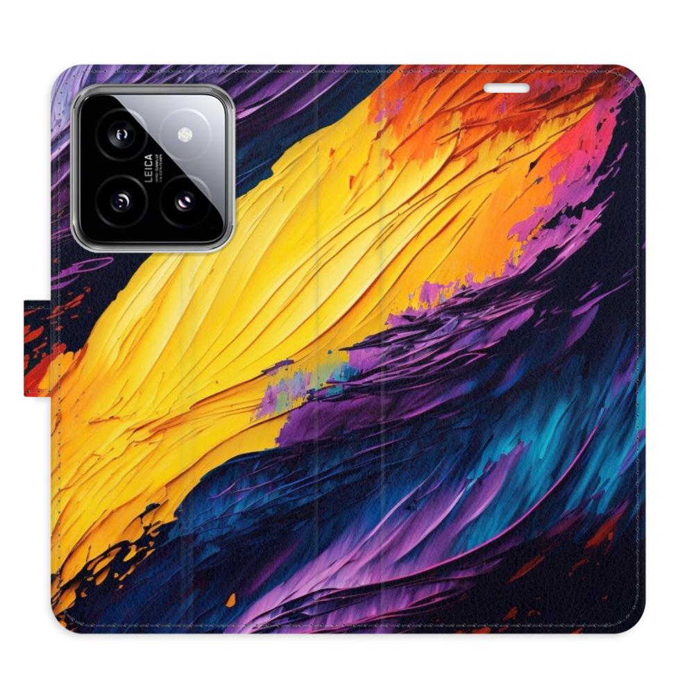 Flipové puzdro iSaprio - Fire Paint - Xiaomi 14