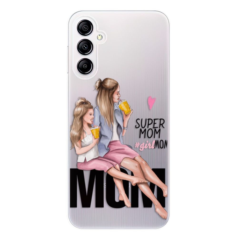 Odolné silikónové puzdro iSaprio - Milk Shake - Blond - Samsung Galaxy A14 / A14 5G