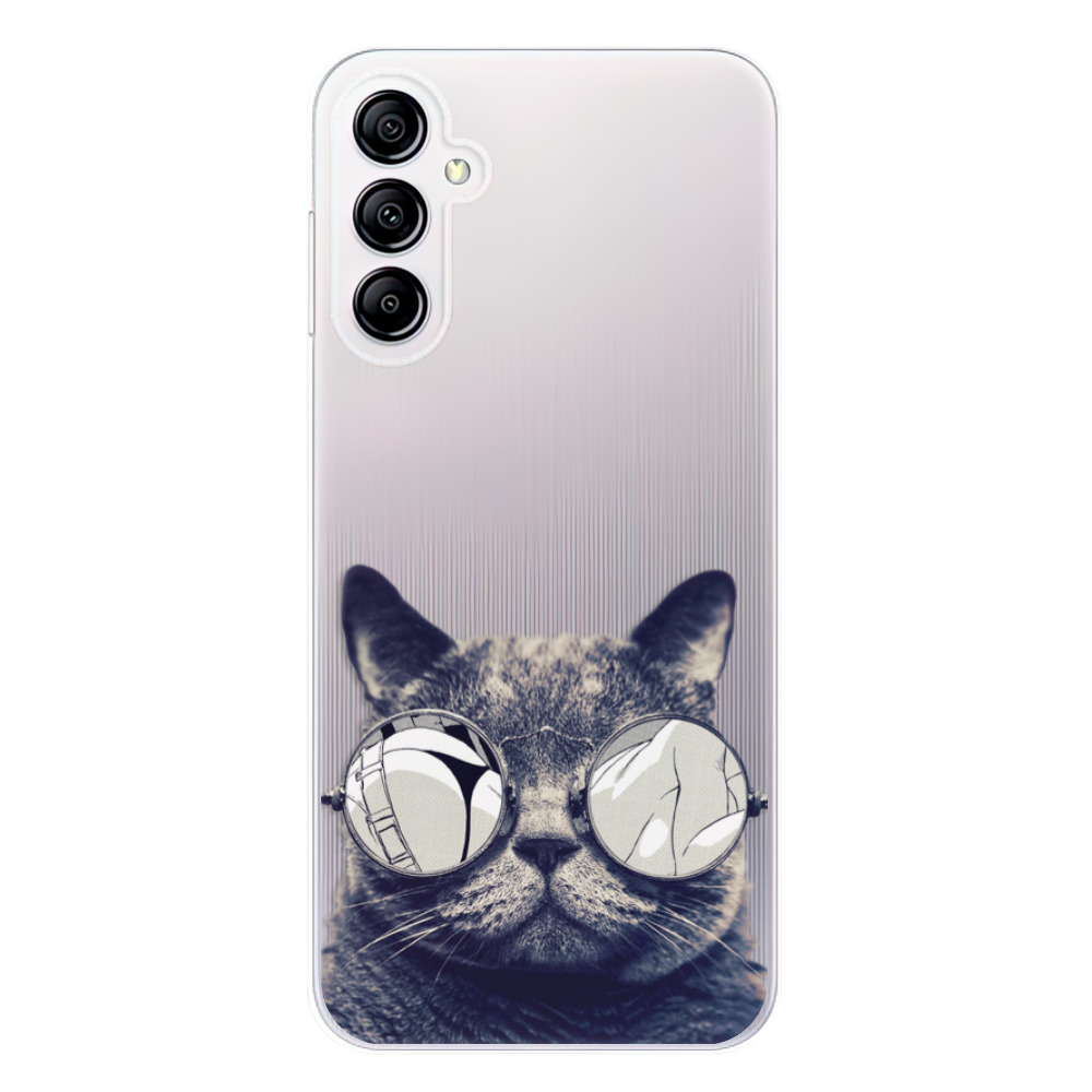 Odolné silikónové puzdro iSaprio - Crazy Cat 01 - Samsung Galaxy A14 / A14 5G
