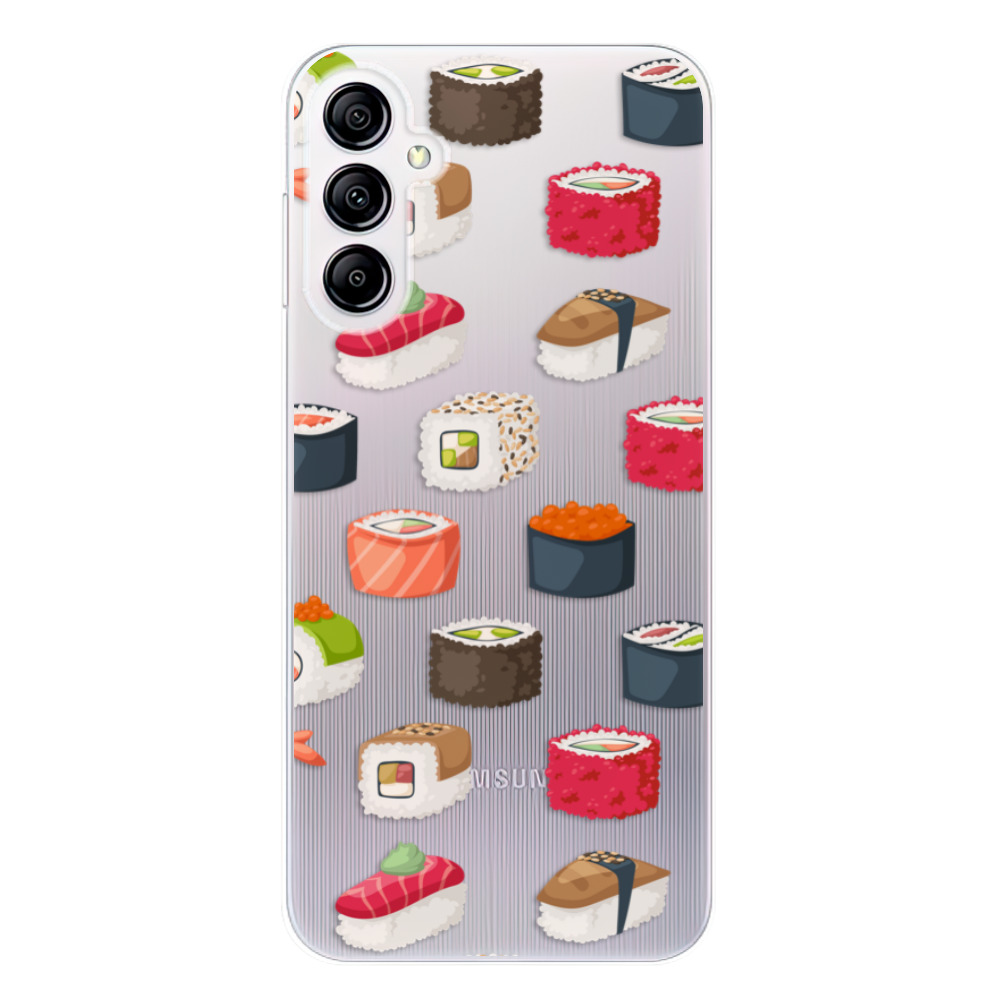 Odolné silikónové puzdro iSaprio - Sushi Pattern - Samsung Galaxy A14 / A14 5G