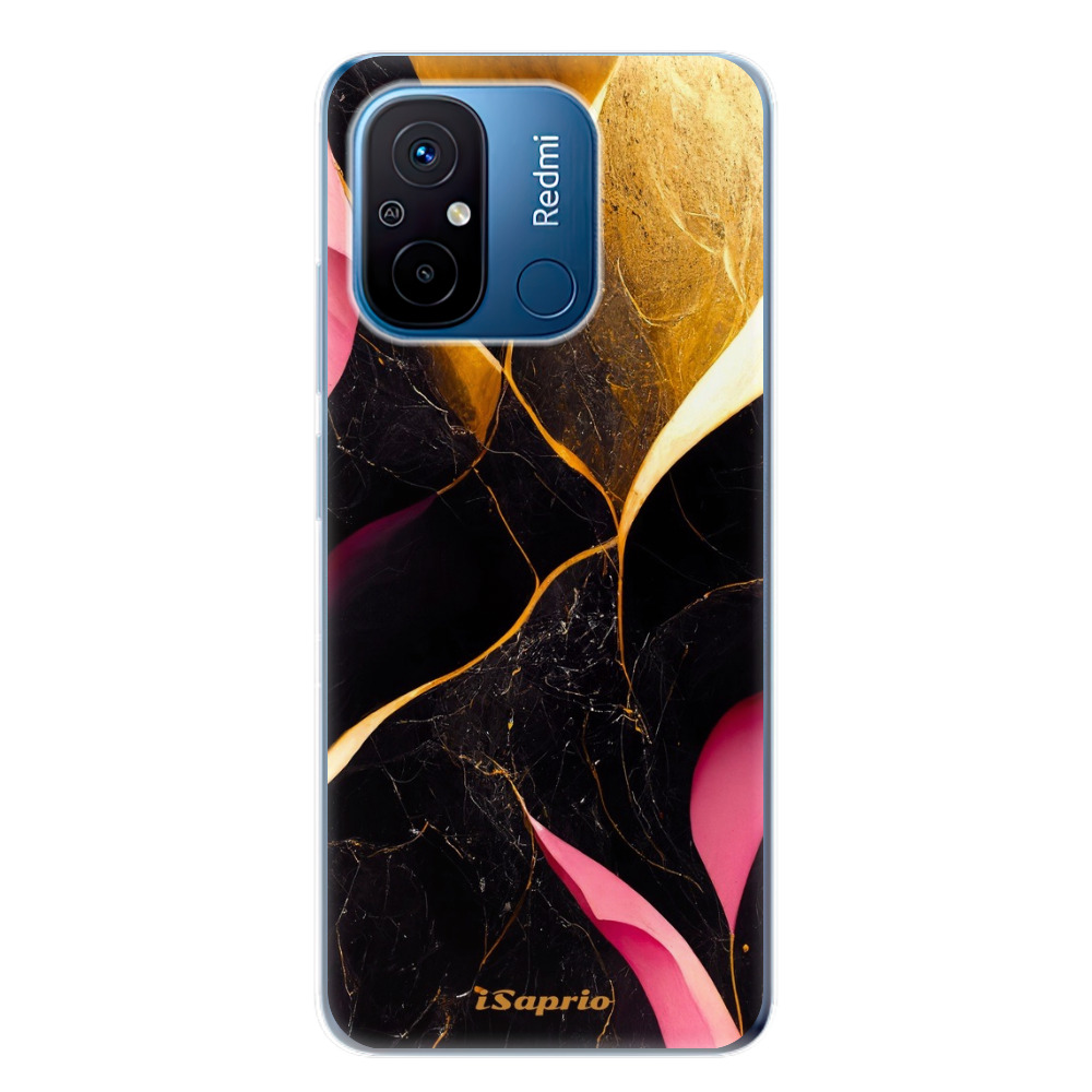 Odolné silikónové puzdro iSaprio - Gold Pink Marble - Xiaomi Redmi 12C