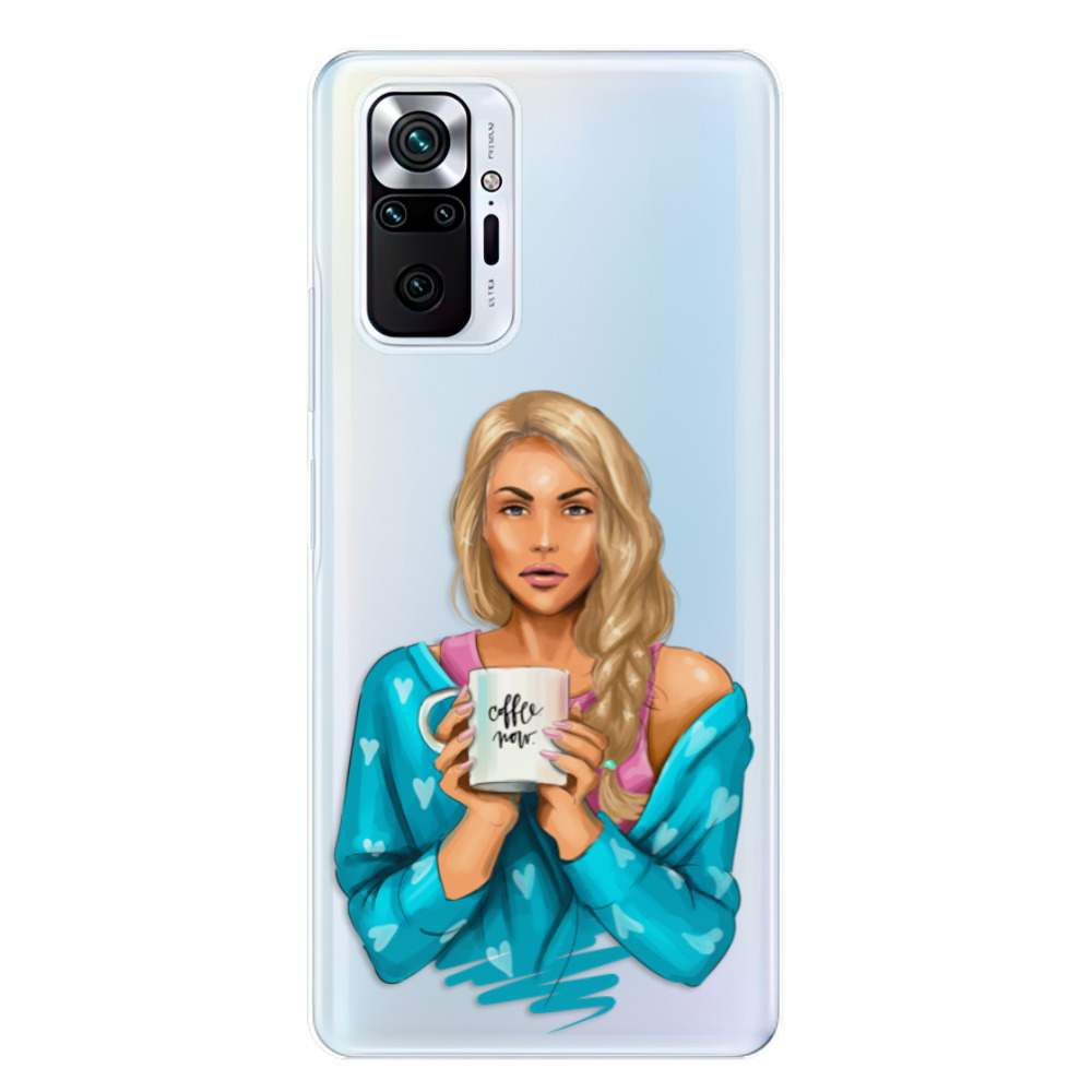 Odolné silikónové puzdro iSaprio - Coffe Now - Blond - Xiaomi Redmi Note 10 Pro