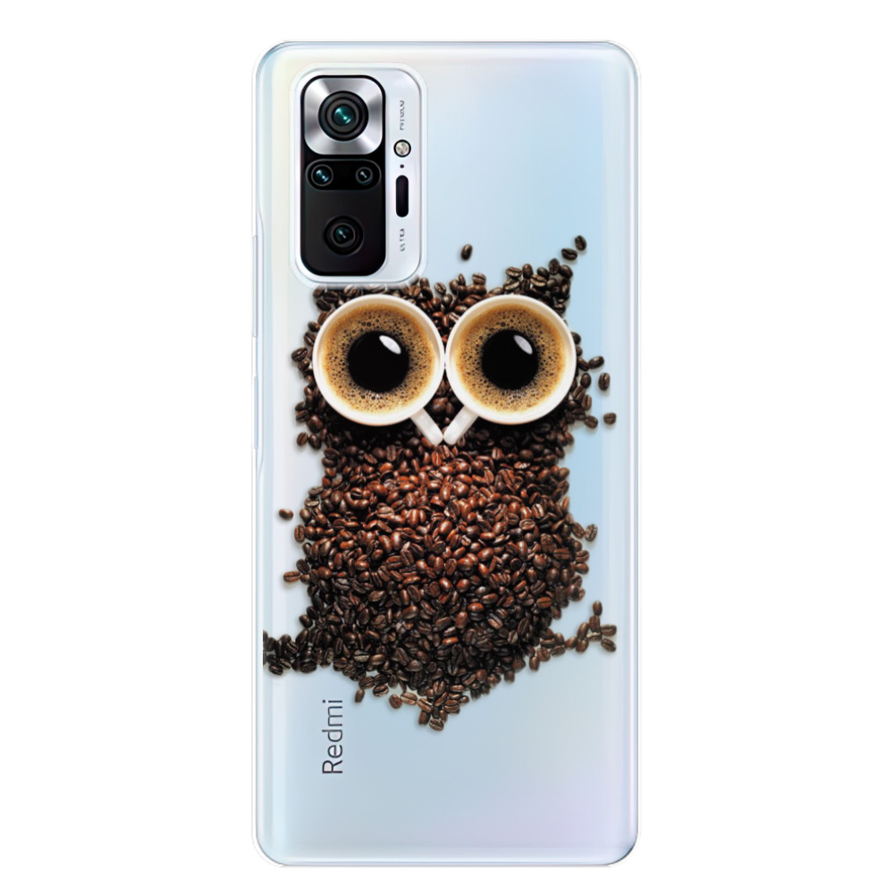 Odolné silikónové puzdro iSaprio - Owl And Coffee - Xiaomi Redmi Note 10 Pro