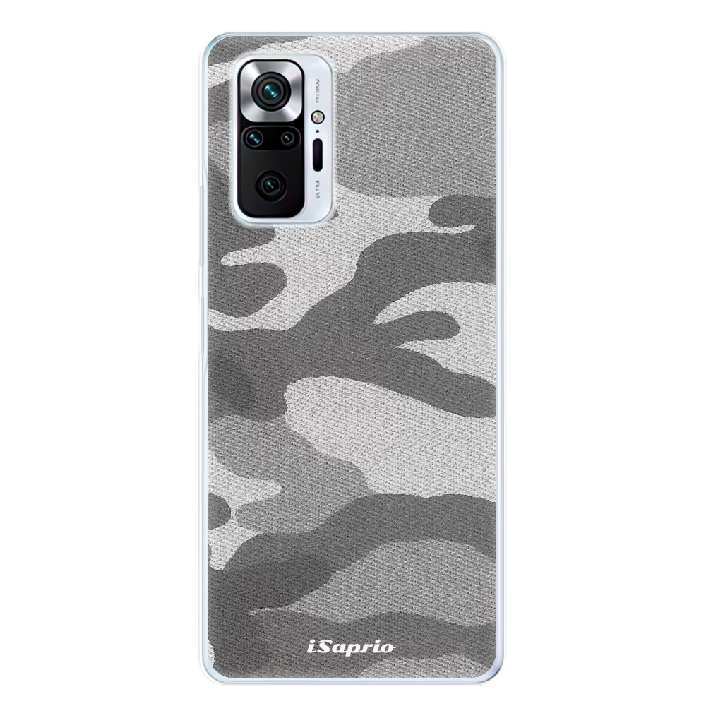 Odolné silikónové puzdro iSaprio - Gray Camuflage 02 - Xiaomi Redmi Note 10 Pro