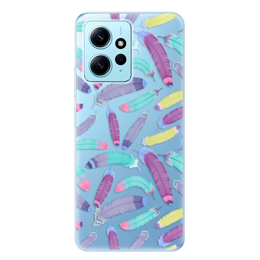 Odolné silikónové puzdro iSaprio - Feather Pattern 01 - Xiaomi Redmi Note 12 5G