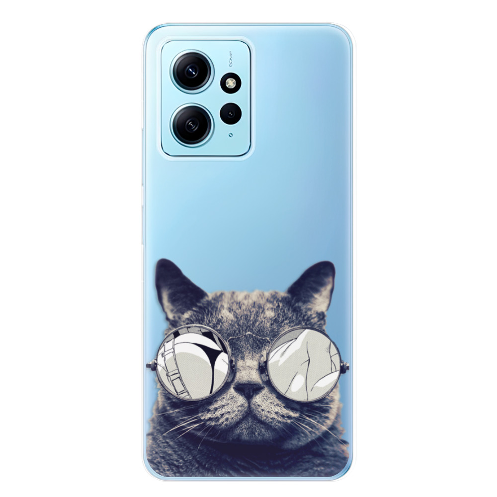 Odolné silikónové puzdro iSaprio - Crazy Cat 01 - Xiaomi Redmi Note 12 5G