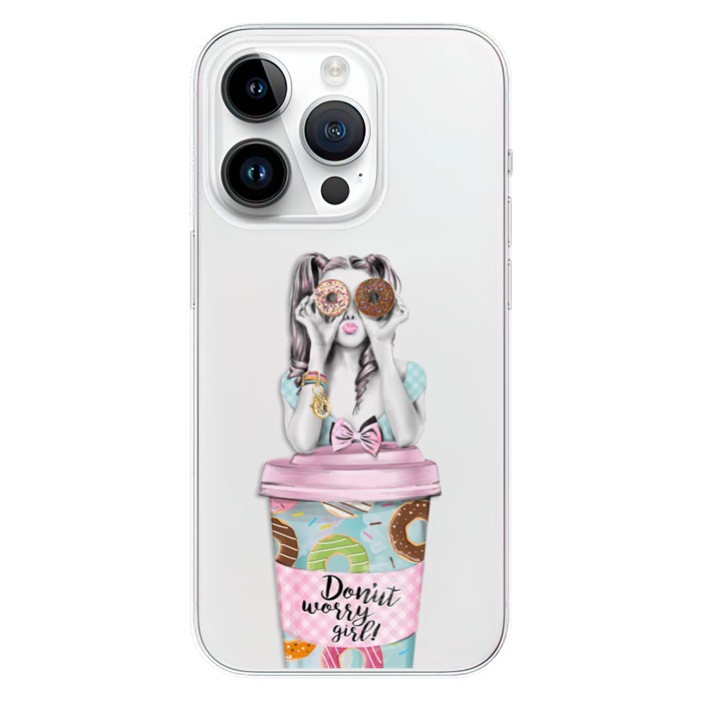 Odolné silikónové puzdro iSaprio - Donut Worry - iPhone 15 Pro