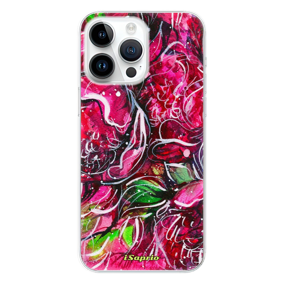 Odolné silikónové puzdro iSaprio - Burgundy - iPhone 15 Pro Max