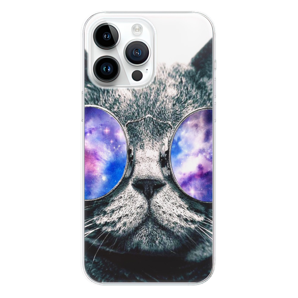 Odolné silikónové puzdro iSaprio - Galaxy Cat - iPhone 15 Pro Max