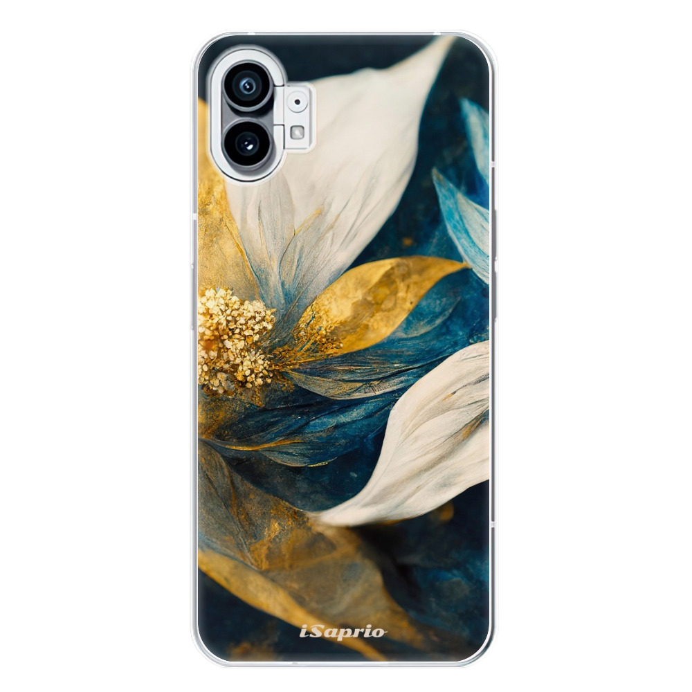 Odolné silikónové puzdro iSaprio - Gold Petals - Nothing Phone (1)