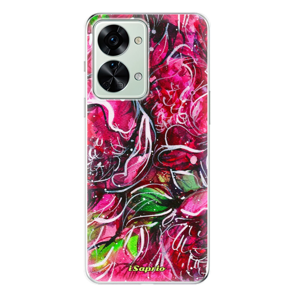 Odolné silikónové puzdro iSaprio - Burgundy - OnePlus Nord 2T 5G
