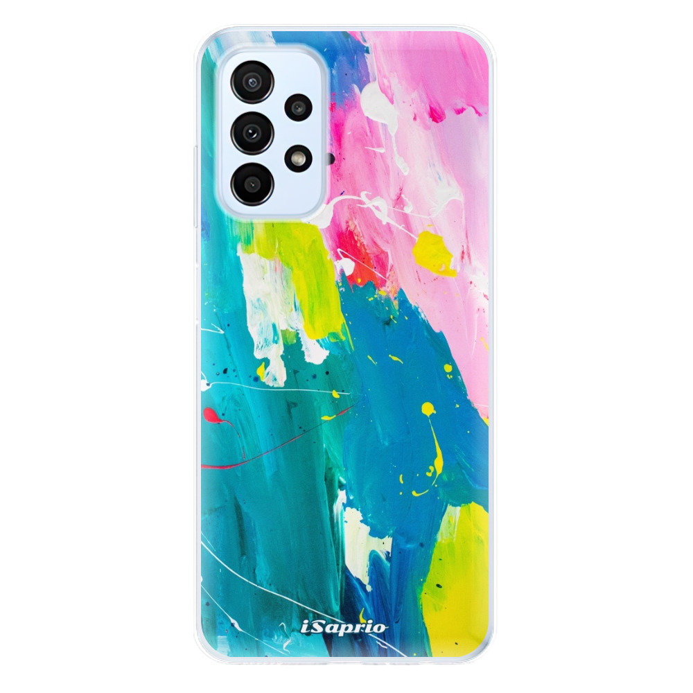 Odolné silikónové puzdro iSaprio - Abstract Paint 04 - Samsung Galaxy A23 / A23 5G