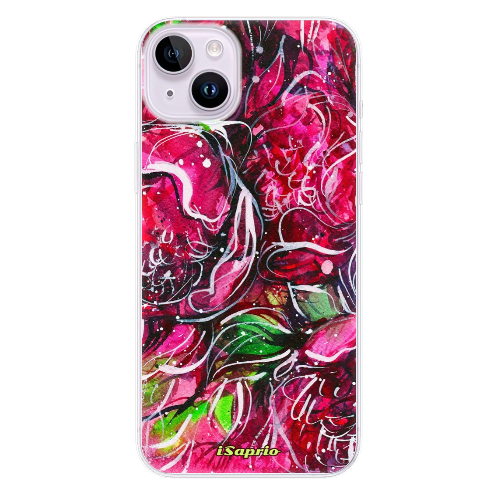 Odolné silikónové puzdro iSaprio - Burgundy - iPhone 14 Plus