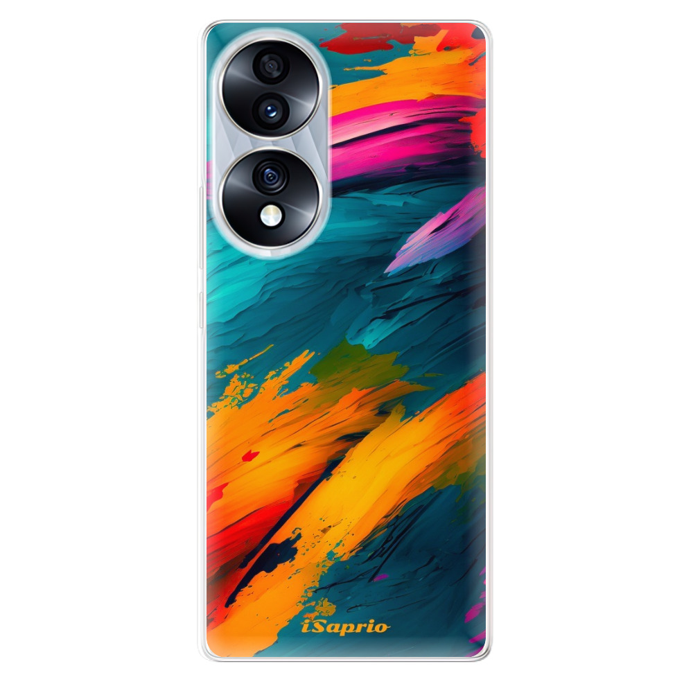 Odolné silikónové puzdro iSaprio - Blue Paint - Honor 70