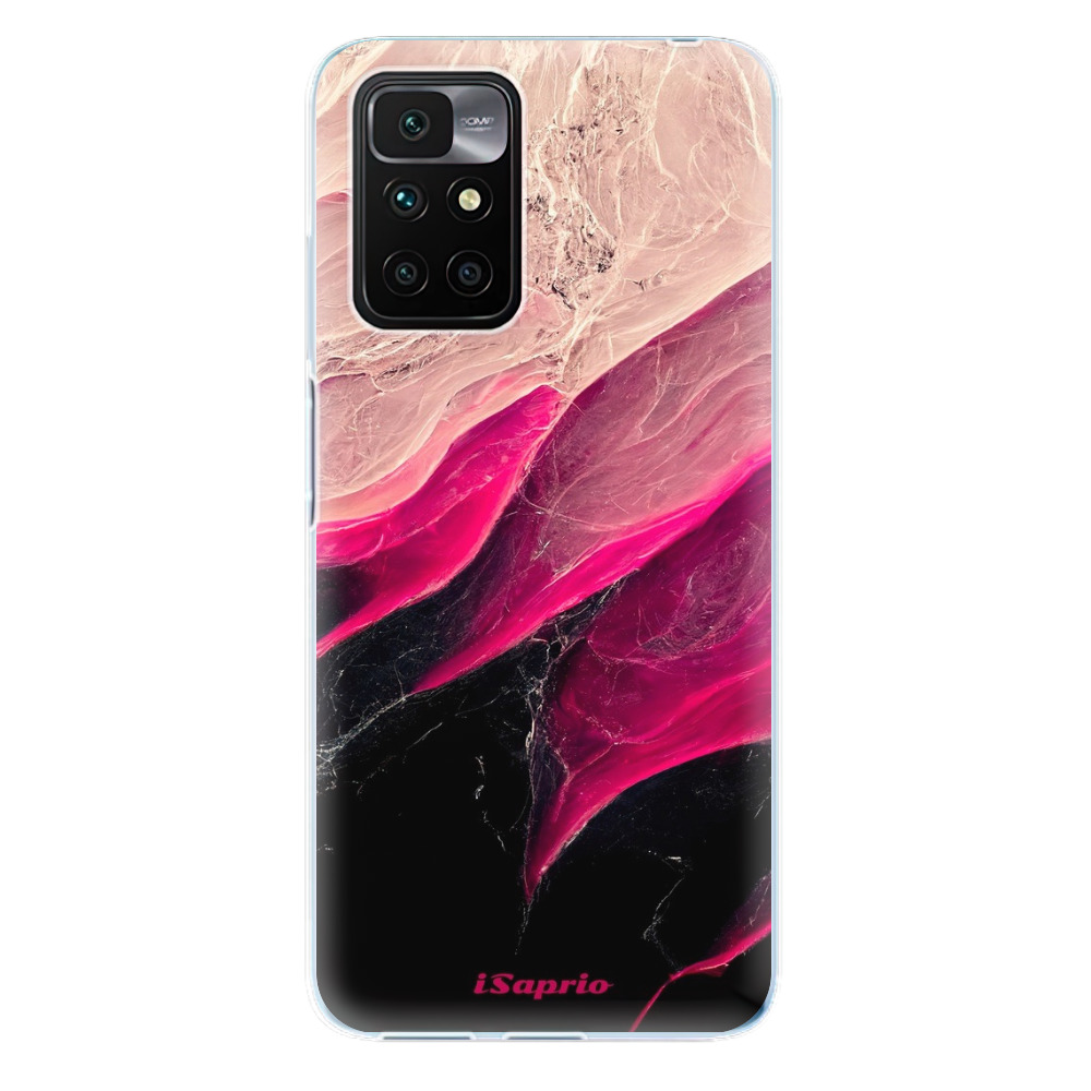 Odolné silikónové puzdro iSaprio - Black and Pink - Xiaomi Redmi 10