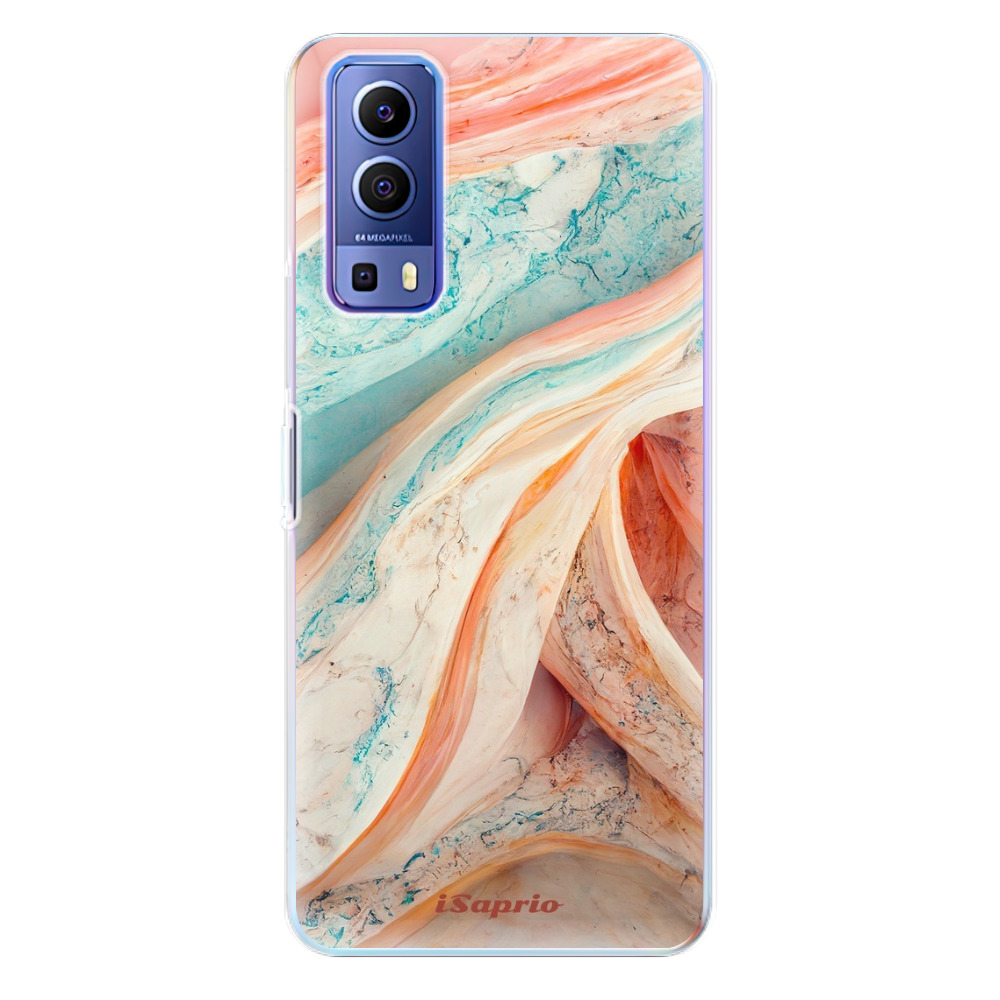 Odolné silikónové puzdro iSaprio - Orange and Blue - Vivo Y72 5G