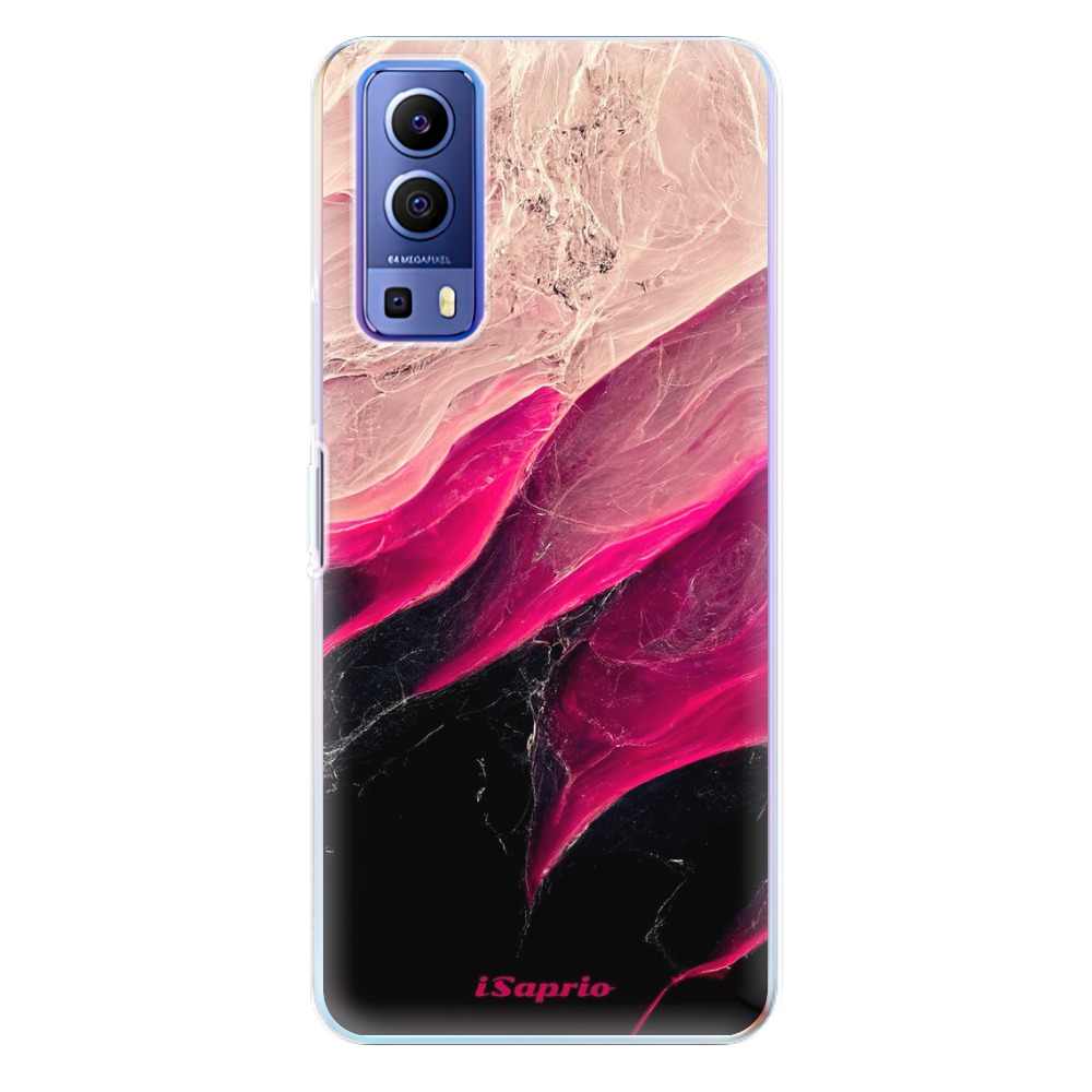 Odolné silikónové puzdro iSaprio - Black and Pink - Vivo Y72 5G