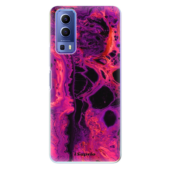 Odolné silikónové puzdro iSaprio - Abstract Dark 01 - Vivo Y72 5G