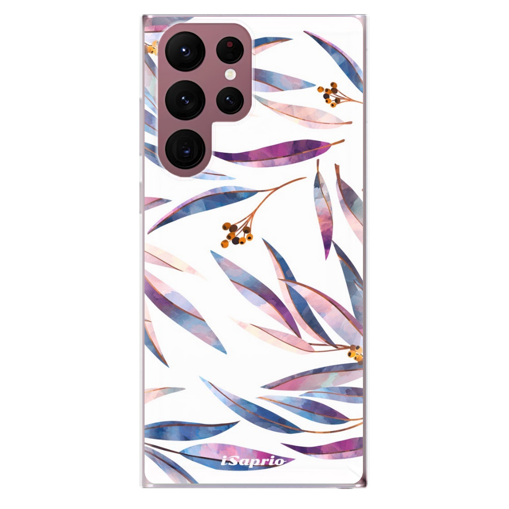 Odolné silikónové puzdro iSaprio - Eucalyptus - Samsung Galaxy S22 Ultra 5G