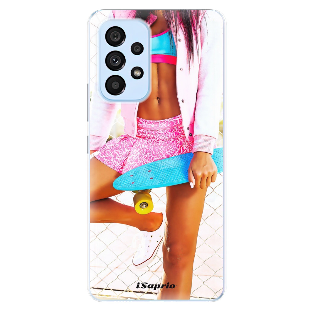 Odolné silikónové puzdro iSaprio - Skate girl 01 - Samsung Galaxy A53 5G