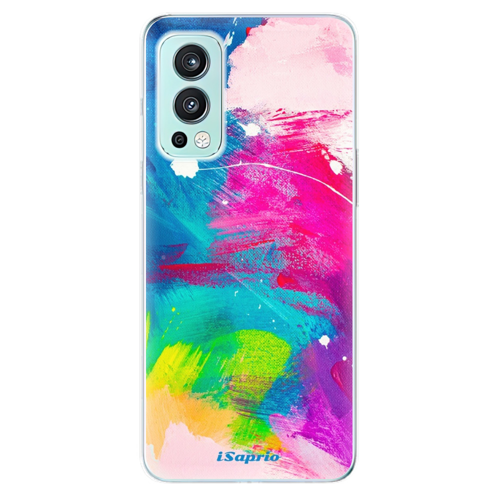 Odolné silikónové puzdro iSaprio - Abstract Paint 03 - OnePlus Nord 2 5G