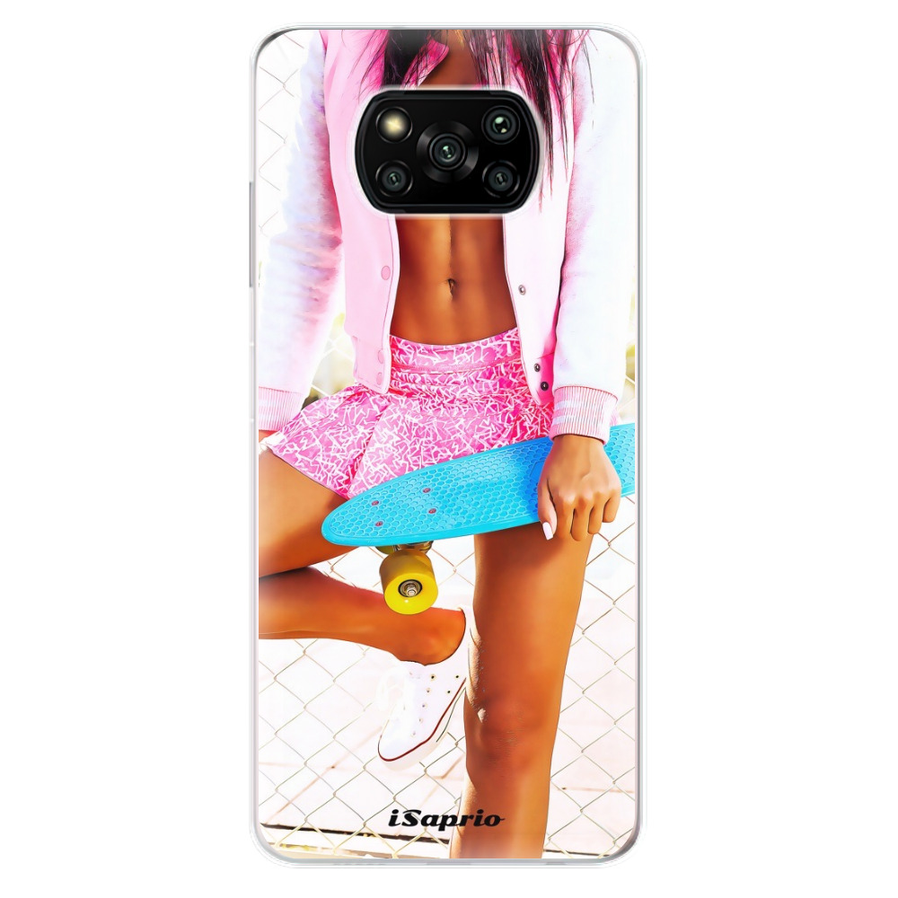 Odolné silikónové puzdro iSaprio - Skate girl 01 - Xiaomi Poco X3 Pro / X3 NFC