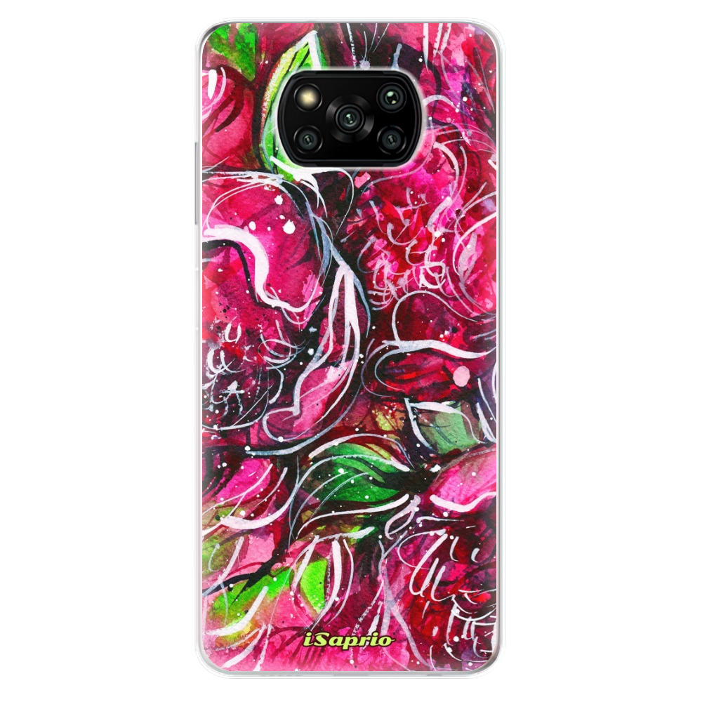 Odolné silikónové puzdro iSaprio - Burgundy - Xiaomi Poco X3 Pro / X3 NFC