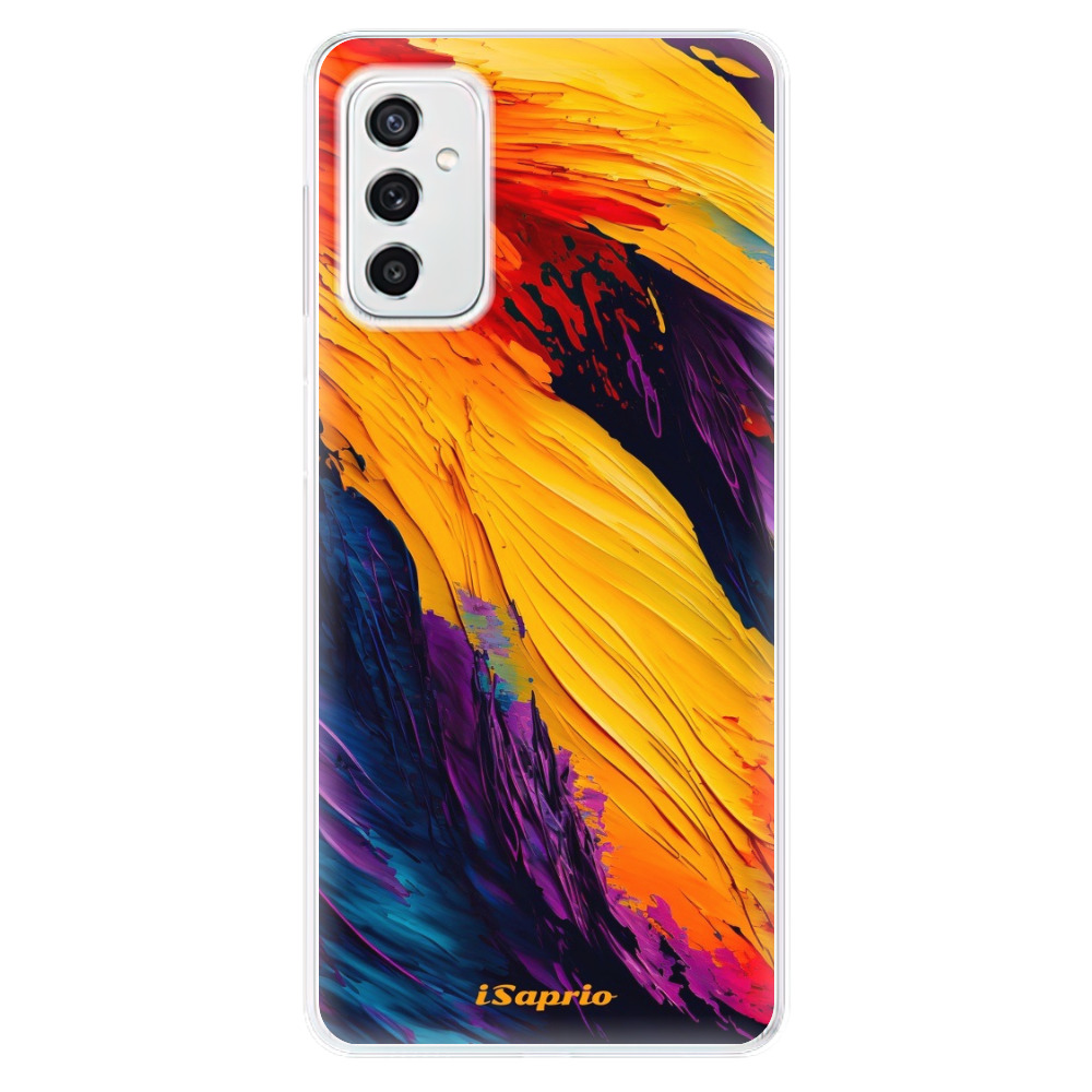 Odolné silikónové puzdro iSaprio - Orange Paint - Samsung Galaxy M52 5G