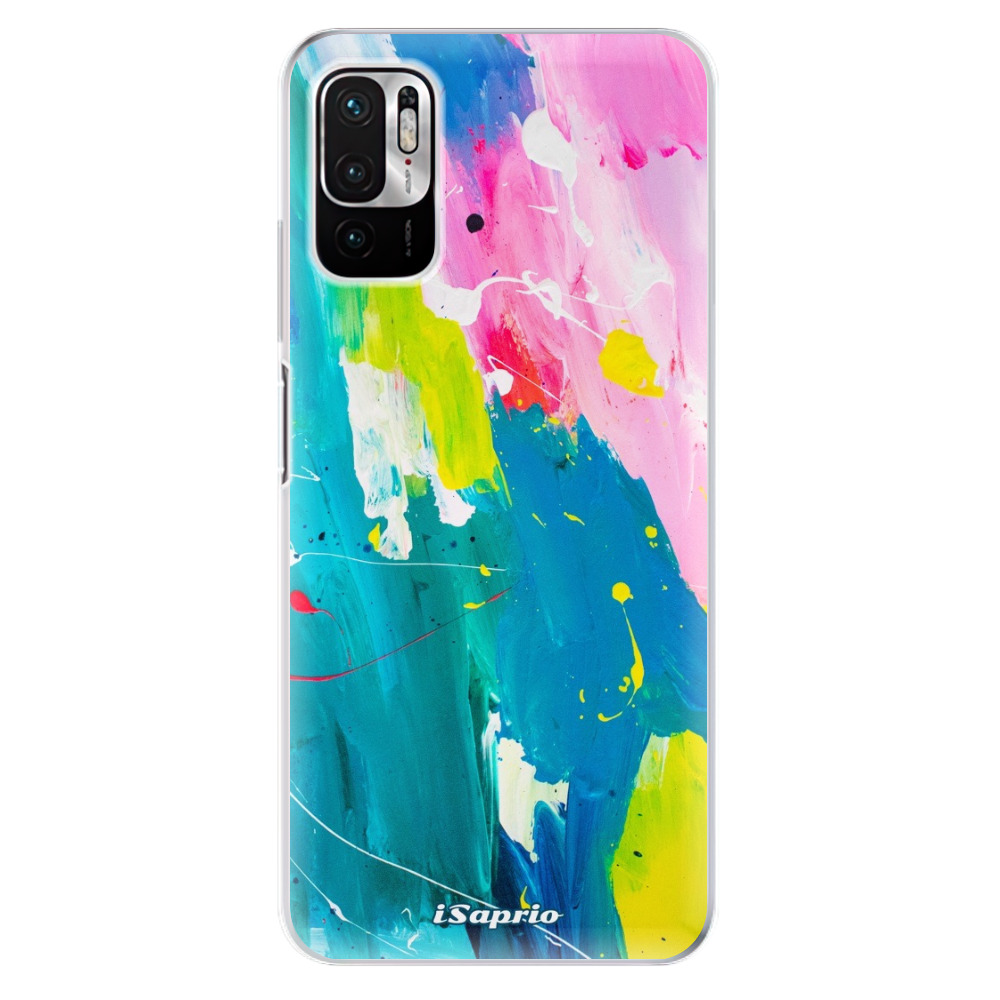 Odolné silikónové puzdro iSaprio - Abstract Paint 04 - Xiaomi Redmi Note 10 5G