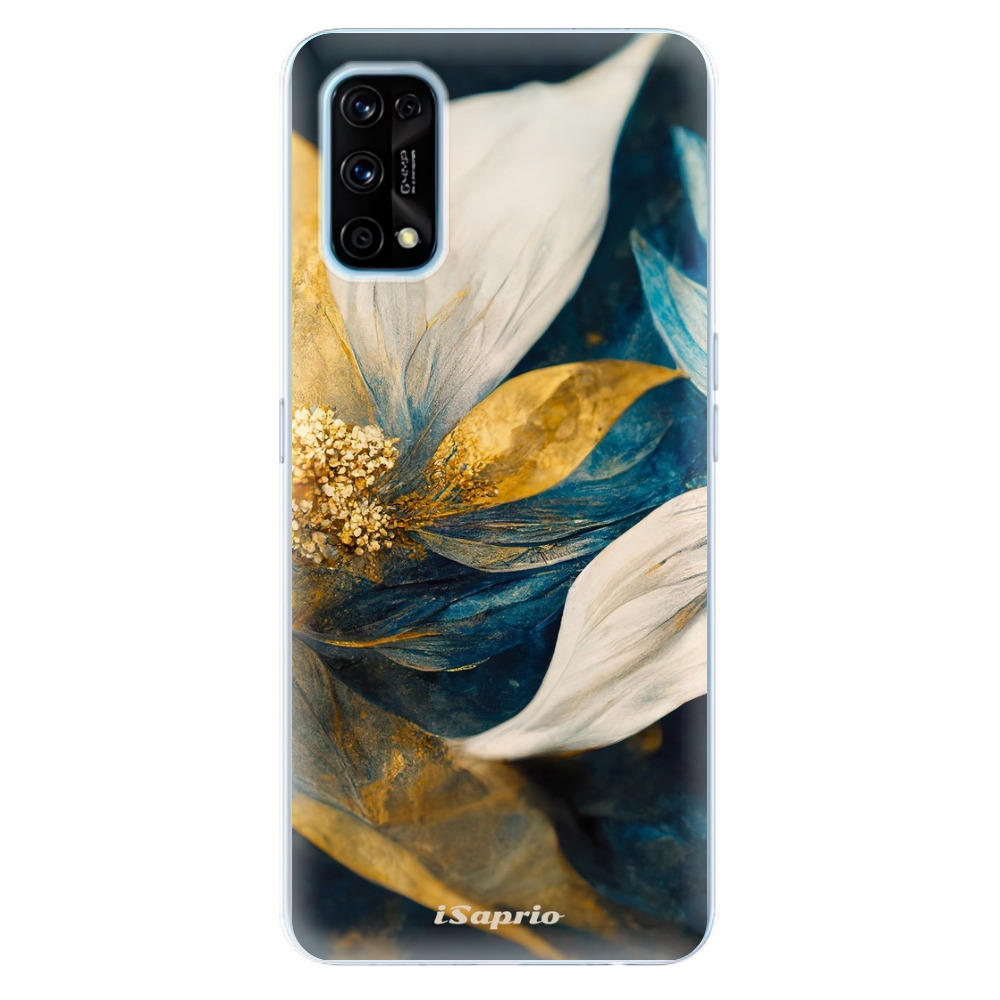 Odolné silikónové puzdro iSaprio - Gold Petals - Realme 7 Pro