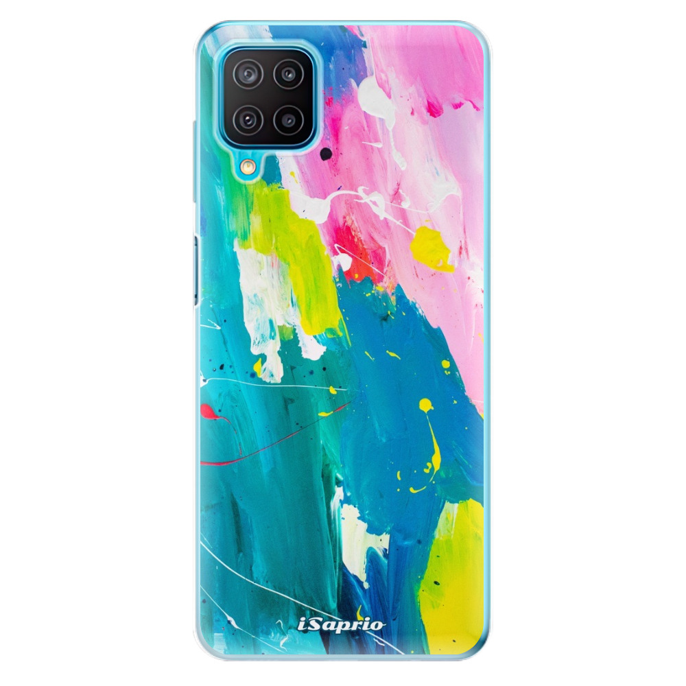 Odolné silikónové puzdro iSaprio - Abstract Paint 04 - Samsung Galaxy M12