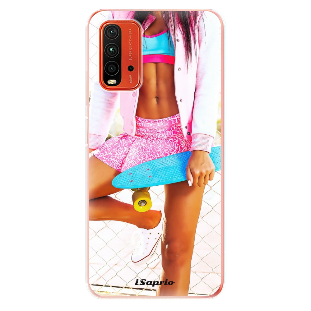 Odolné silikónové puzdro iSaprio - Skate girl 01 - Xiaomi Redmi 9T