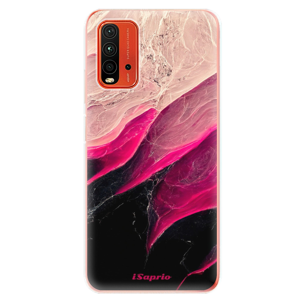 Odolné silikónové puzdro iSaprio - Black and Pink - Xiaomi Redmi 9T