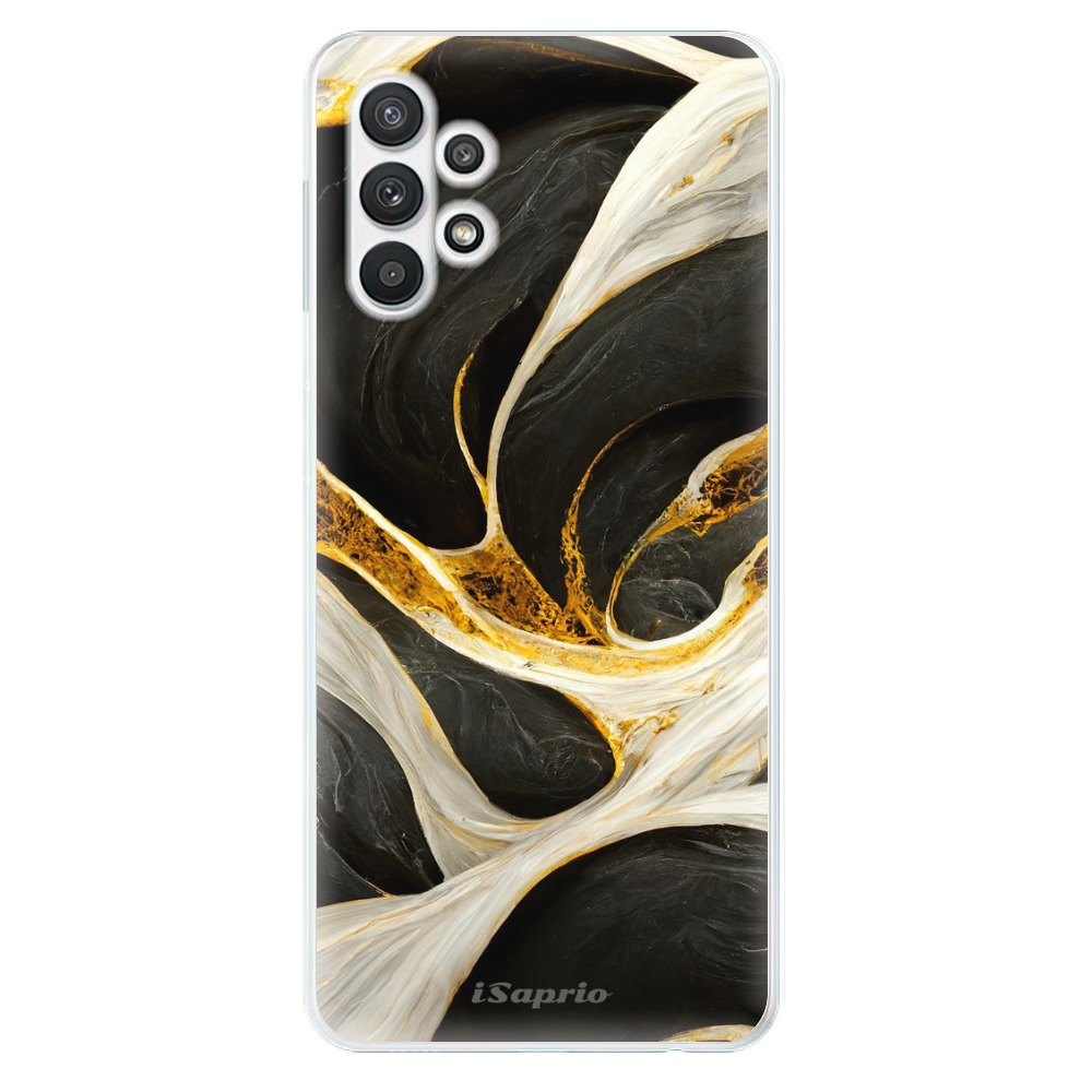 Odolné silikónové puzdro iSaprio - Black and Gold - Samsung Galaxy A32