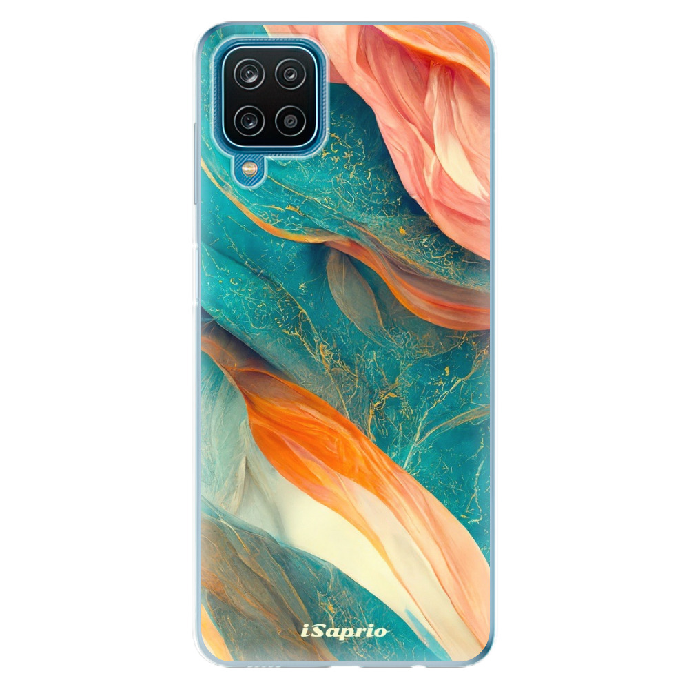 Odolné silikónové puzdro iSaprio - Abstract Marble - Samsung Galaxy A12