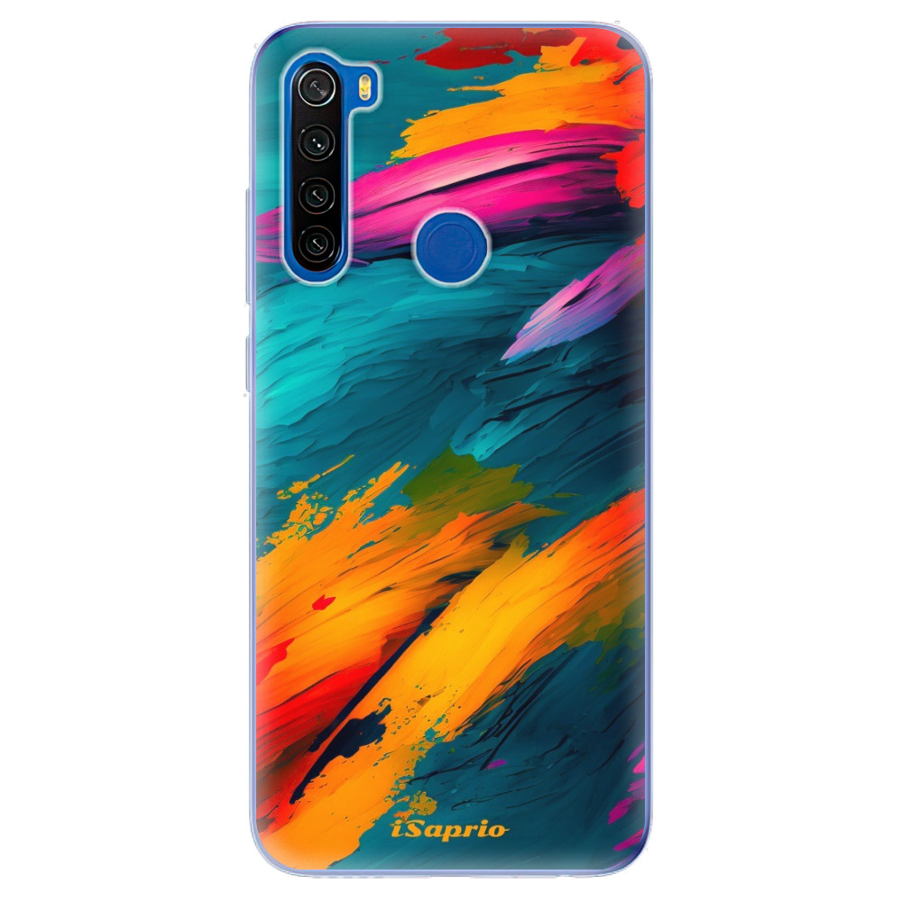 Odolné silikónové puzdro iSaprio - Blue Paint - Xiaomi Redmi Note 8T