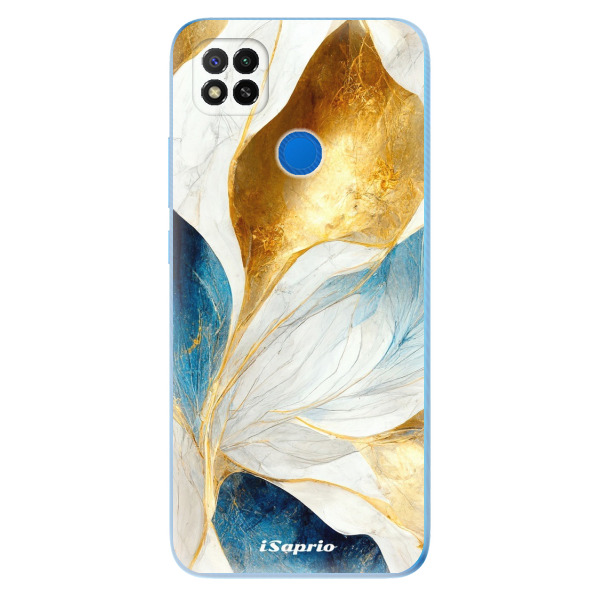 Odolné silikónové puzdro iSaprio - Blue Leaves - Xiaomi Redmi 9C