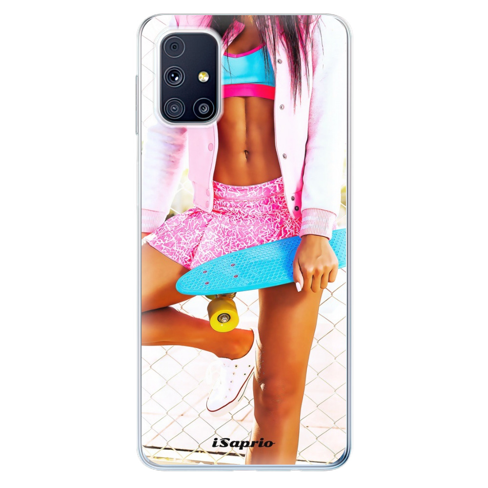 Odolné silikónové puzdro iSaprio - Skate girl 01 - Samsung Galaxy M31s