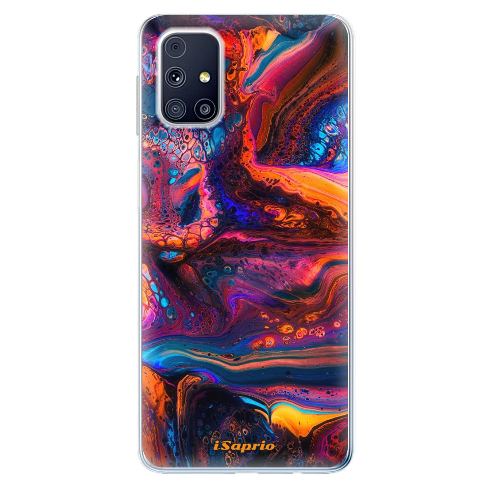 Odolné silikónové puzdro iSaprio - Abstract Paint 02 - Samsung Galaxy M31s