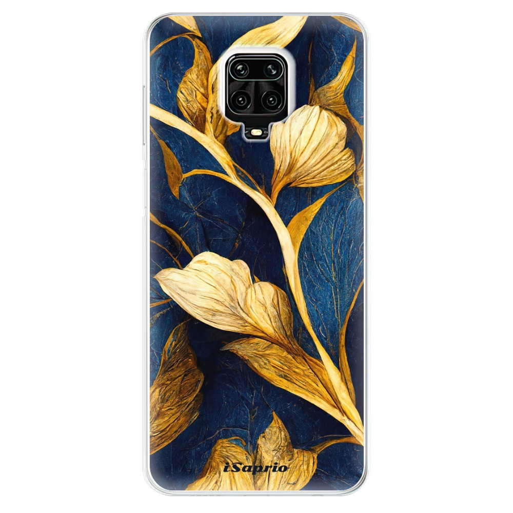 Odolné silikónové puzdro iSaprio - Gold Leaves - Xiaomi Redmi Note 9 Pro / Note 9S