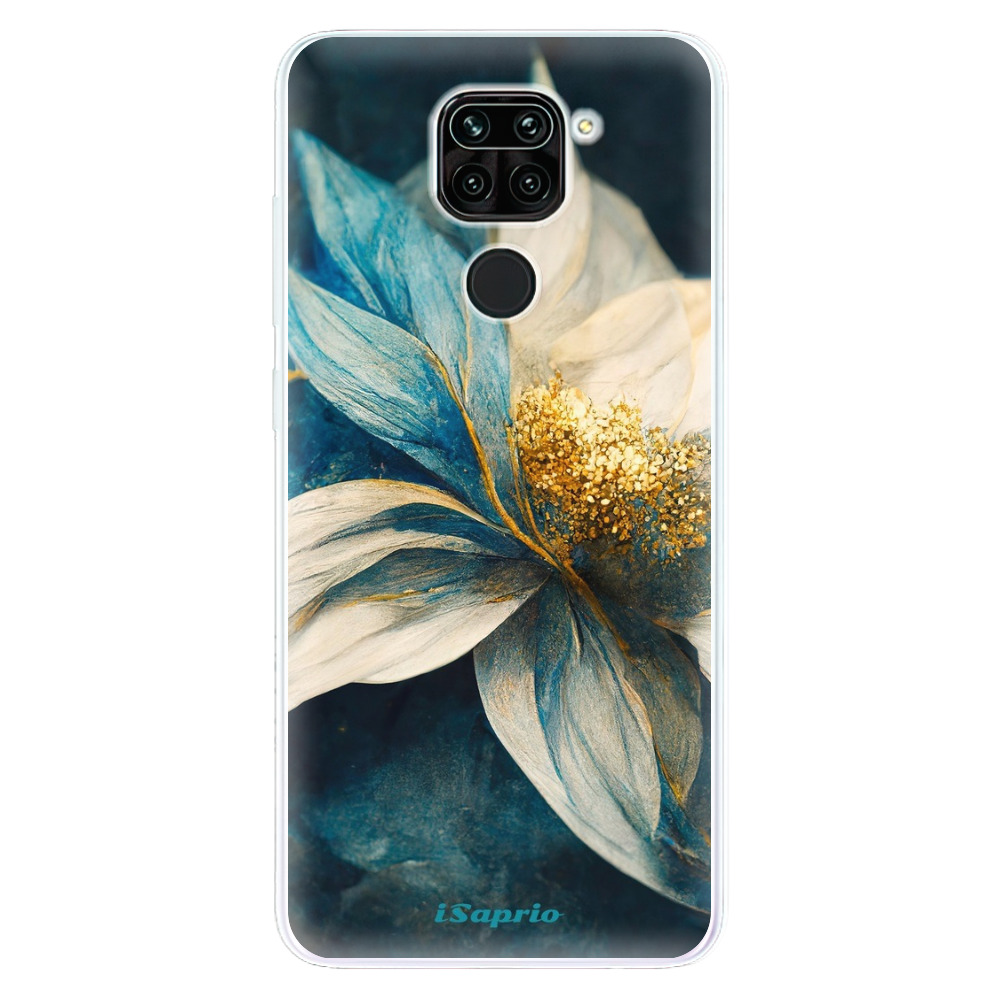 Odolné silikónové puzdro iSaprio - Blue Petals - Xiaomi Redmi Note 9