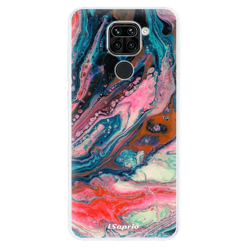 Odolné silikónové puzdro iSaprio - Abstract Paint 01 - Xiaomi Redmi Note 9